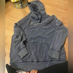 Womens pink fuzzy hoodie